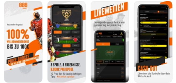 888sport bietet eine mobile Anwendung