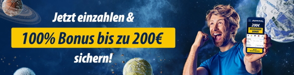 Admiral hat einen tollen Willkommensbonus